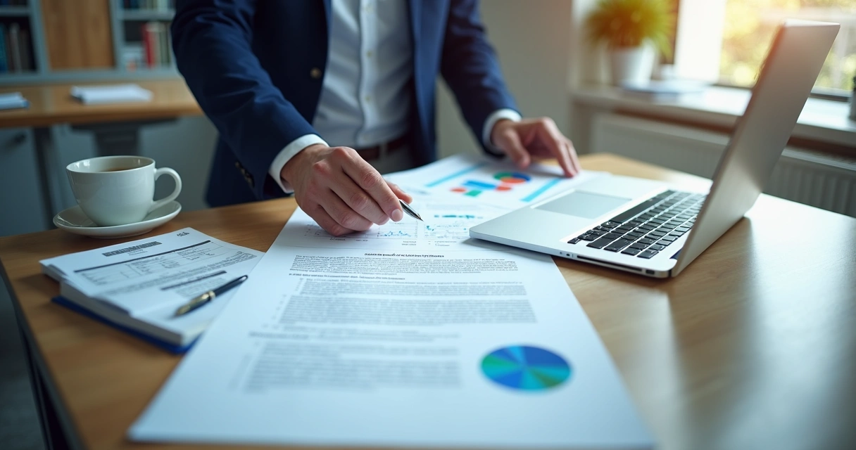 Profissional comparando proposta CLT e contrato de prestação de serviços 